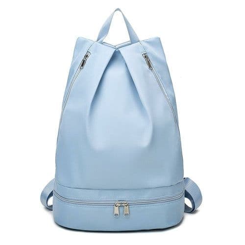 image-Women Shopper Oxford Cloth Shoulder Bag Swimming Fitness Waterproof