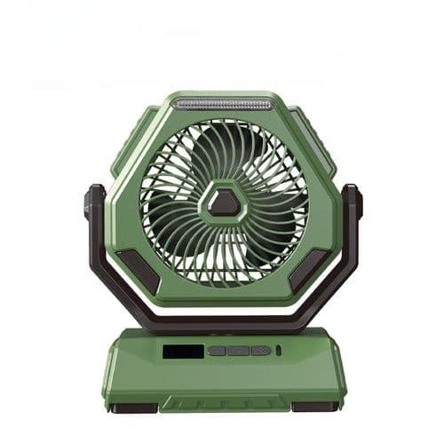 image-6000mAh Camping Fan Rechargeable Outdoor Fan Ceiling Oscillating Fan