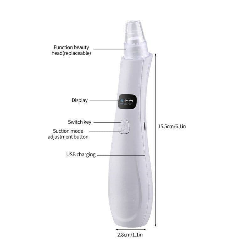 image-Blackhead Remover Face Nose Deep Cleaner Pore Acne Pimple Removal