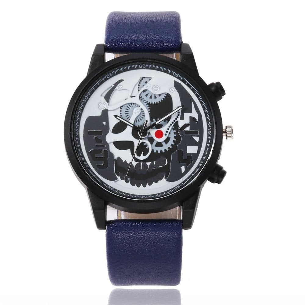 image-Fashion Casual Skull Pattern Quartz Watch For Men