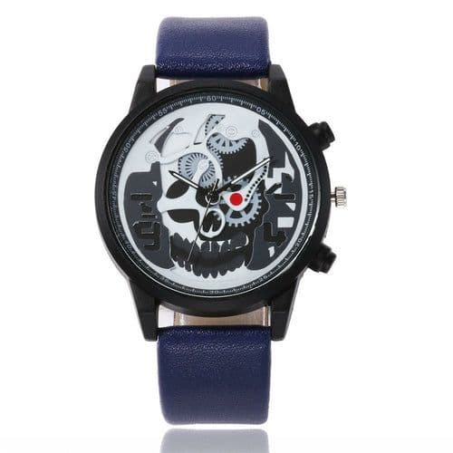 image-Fashion Casual Skull Pattern Quartz Watch For Men