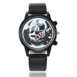 image-Fashion Casual Skull Pattern Quartz Watch For Men