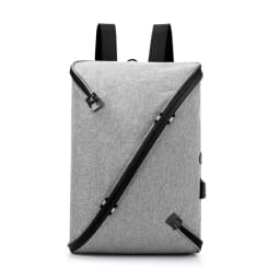 image-Large-capacity Business Canvas Laptop Backpack