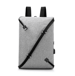 image-Large-capacity Business Canvas Laptop Backpack