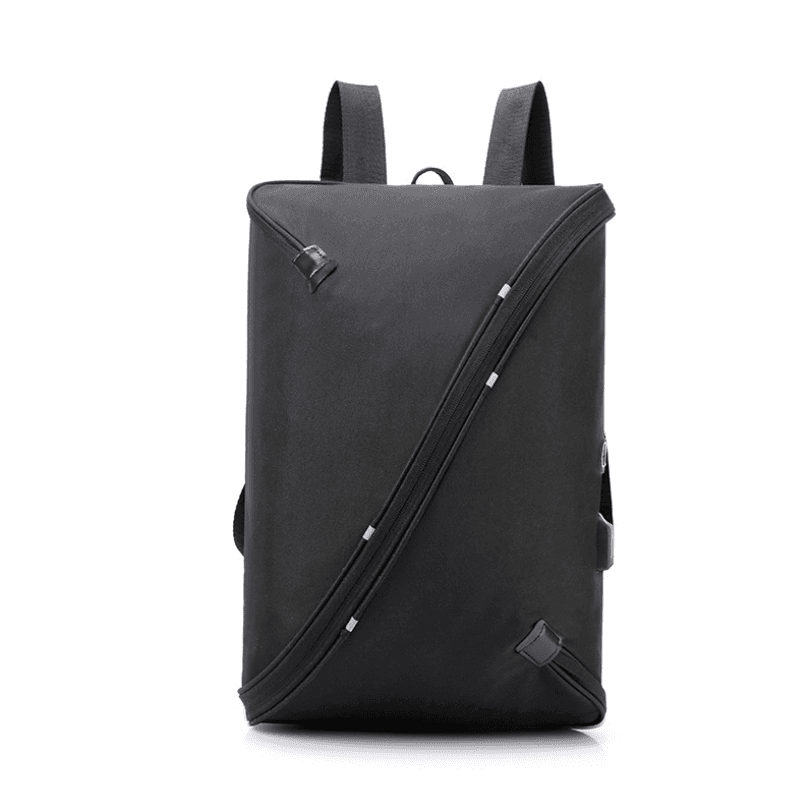 image-Large-capacity Business Canvas Laptop Backpack