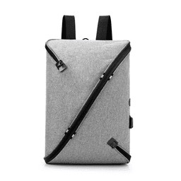 image-Large-capacity Business Canvas Laptop Backpack