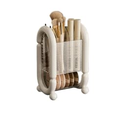 image-Light Luxury Minimalist Makeup Brush Storage Cylinder Dresser Desktop