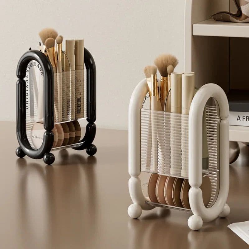 image-Light Luxury Minimalist Makeup Brush Storage Cylinder Dresser Desktop