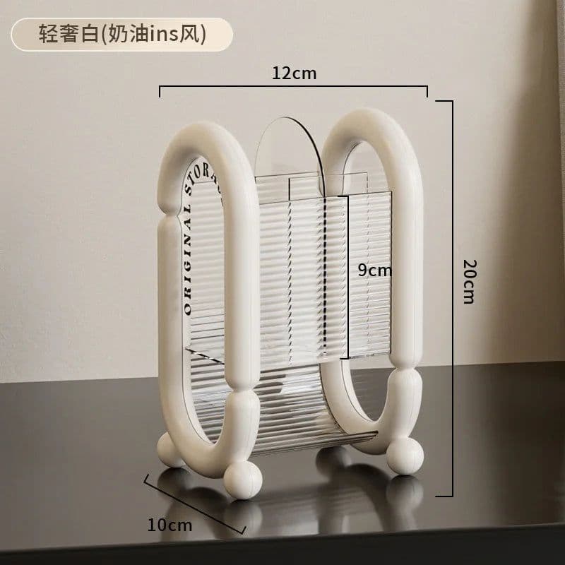 image-Light Luxury Minimalist Makeup Brush Storage Cylinder Dresser Desktop
