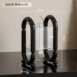 image-Light Luxury Minimalist Makeup Brush Storage Cylinder Dresser Desktop