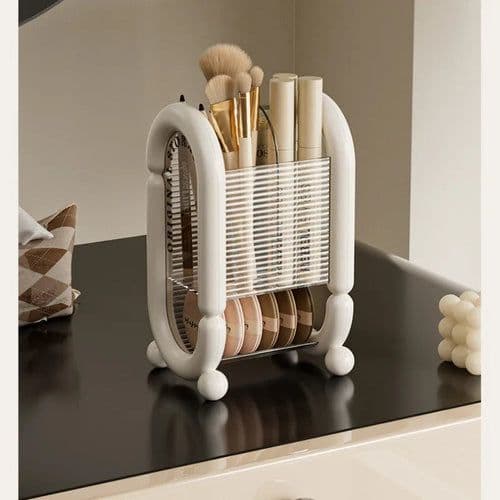 image-Light Luxury Minimalist Makeup Brush Storage Cylinder Dresser Desktop