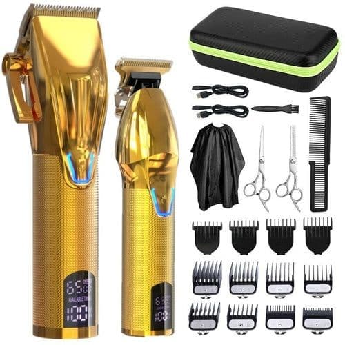 image-Professional Hair Clipper and Trimmer Kit for Men Haircut Grooming Kit