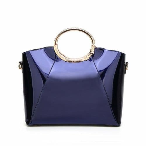 image-Korean Style Bright Leather Lady's Messenger Bag