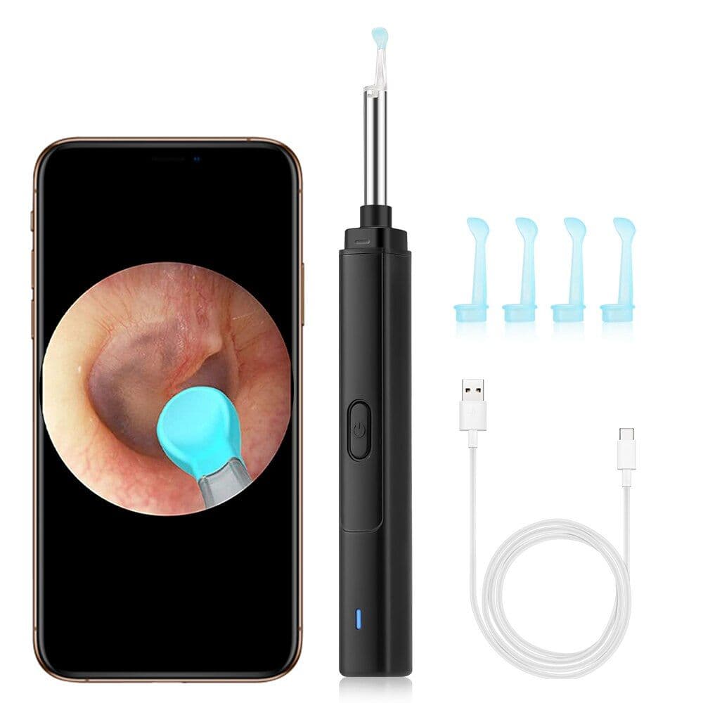 image-4.5mm Ear Cleaner Otoscope Ear Wax Cleaning Tool Endoscope Ear Pick