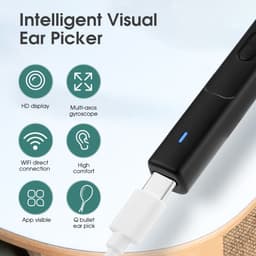 image-4.5mm Ear Cleaner Otoscope Ear Wax Cleaning Tool Endoscope Ear Pick