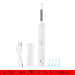 image-4.5mm Ear Cleaner Otoscope Ear Wax Cleaning Tool Endoscope Ear Pick