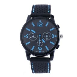 image-Leather Band Three-eye Sports Watch For Men