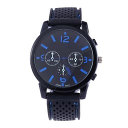 image-Leather Band Three-eye Sports Watch For Men