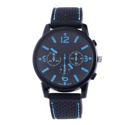 image-Leather Band Three-eye Sports Watch For Men
