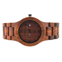 image-Wooden High Quality Sandalwood Quartz Watch