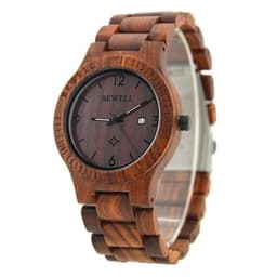 image-Wooden High Quality Sandalwood Quartz Watch