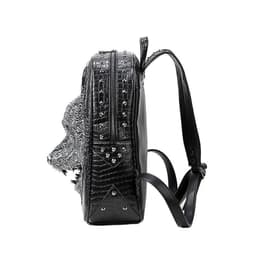 image-3D Wolf Head Korean Edition Backpack
