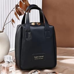 image-Portable Large Capacity Shell Cosmetic Bag Waterproof Makeup Storage