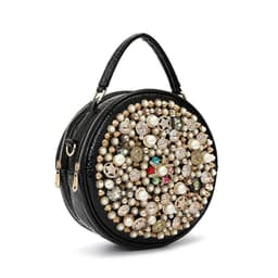image-Female Vintage Pearl Design Evening Messenger Bag
