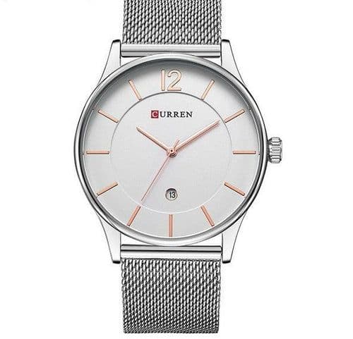 image-Casual Waterproof Calendar Casual Business Watch