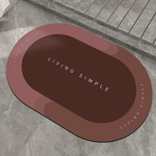 image-Bath Mat Entrance Door Mat Super Absorbent Bathroom Mats