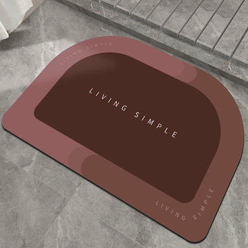 image-Bath Mat Entrance Door Mat Super Absorbent Bathroom Mats