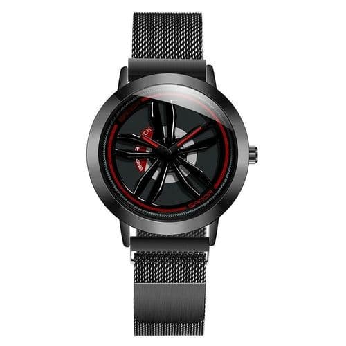 image-Automobile Wheel Style Quartz Watch