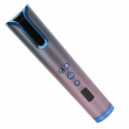 image-Automatic Hair Curler Wireless Rotating Curling Iron Portable LED