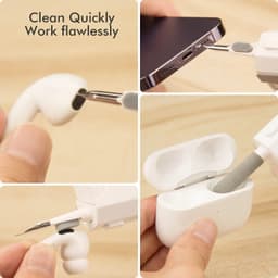 image-8 in 1 Cleaning Kit Computer Keyboard Cleaner Brush Earphones Cleaning
