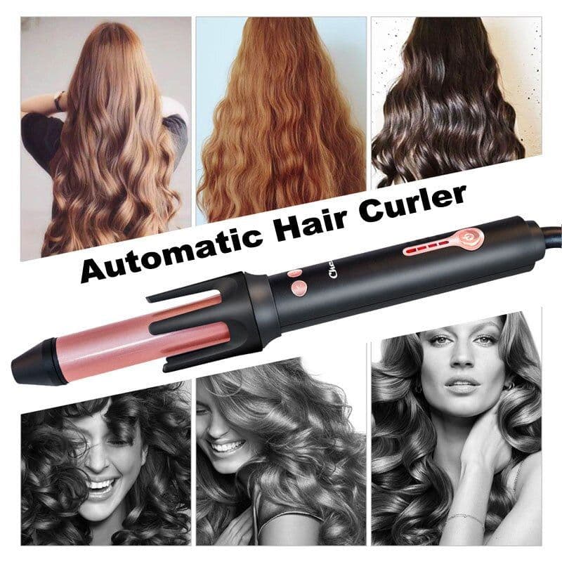 image-Automatic Curler Electric Curling Iron Ceramic Fast Heat Hair Wave