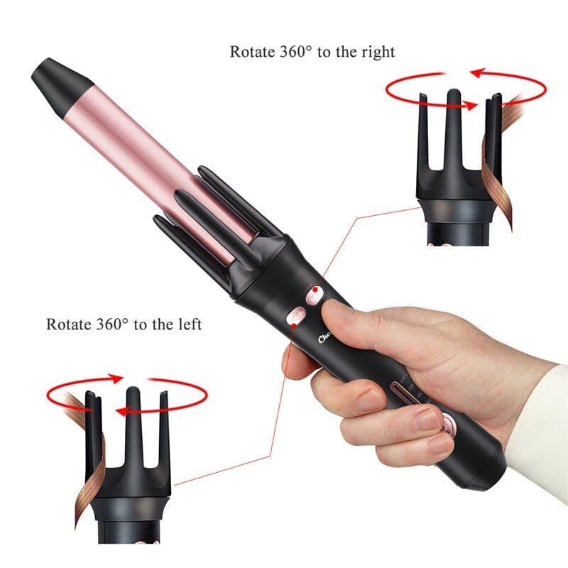 image-Automatic Curler Electric Curling Iron Ceramic Fast Heat Hair Wave