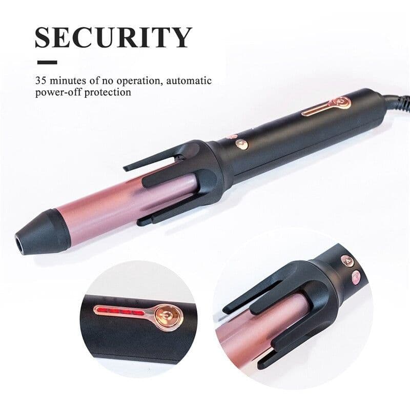 image-Automatic Curler Electric Curling Iron Ceramic Fast Heat Hair Wave