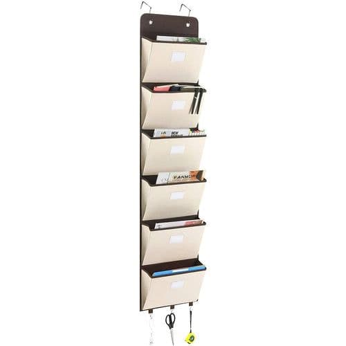 image-Hanging File Folder Wall Mounted Hanging Storage Pocket