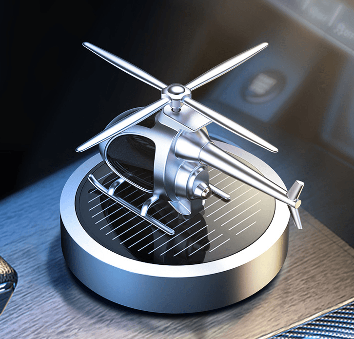 image-Solar Powered Car Perfume Ornaments