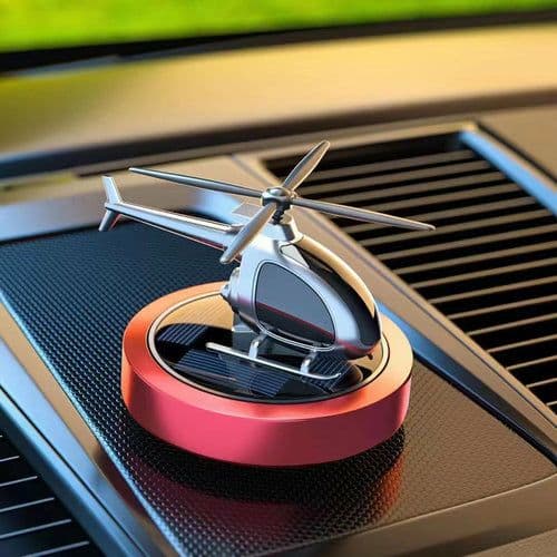 image-Solar Powered Car Perfume Ornaments
