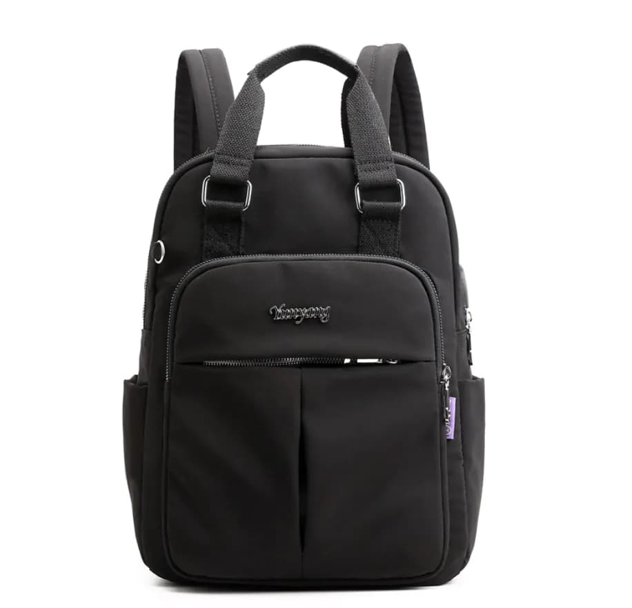 image-Nylon Fashion Backpack With USB Port For Young Women