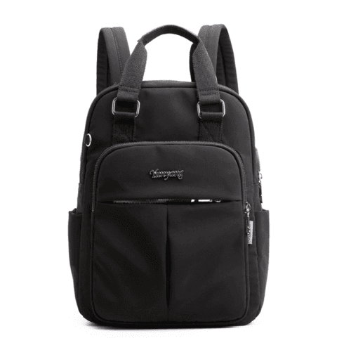 image-Nylon Fashion Backpack With USB Port For Young Women