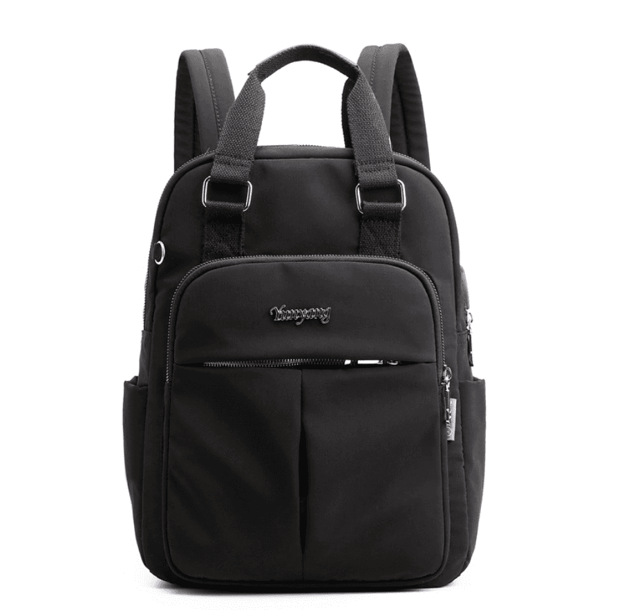 image-Nylon Fashion Backpack With USB Port For Young Women