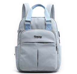 image-Nylon Fashion Backpack With USB Port For Young Women