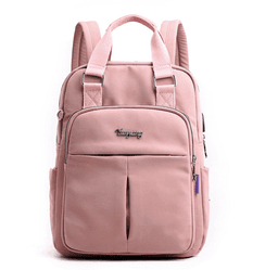 image-Nylon Fashion Backpack With USB Port For Young Women