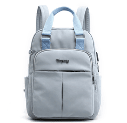 image-Nylon Fashion Backpack With USB Port For Young Women