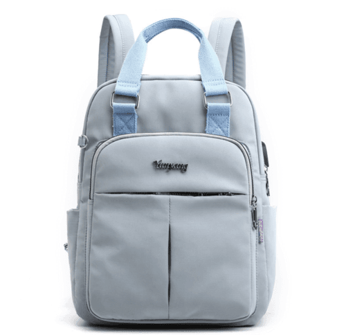 image-Nylon Fashion Backpack With USB Port For Young Women