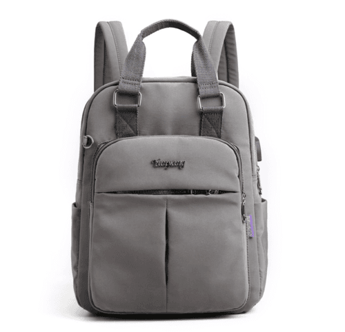 image-Nylon Fashion Backpack With USB Port For Young Women