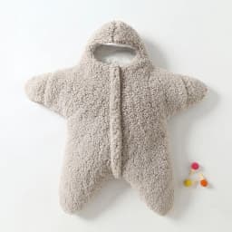image-Comfortable Baby Starfish Lamb Velvet Sleeping Bag
