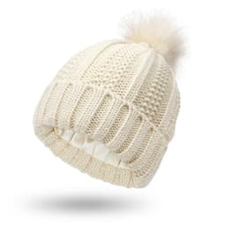 image-Fashion Stretchy Satin Lined Skull Knit Hats Beanie Hat